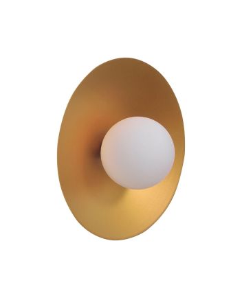 Arandela Orbe Prato 01 Lâmp G9 Gold - 6021/AR GLD